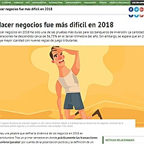 Hacer negocios fue ms difcil en 2018